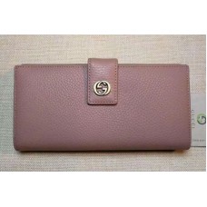Gucci 337335 Calf Leather Wallet Pink Gucci 337335 Calf Leather Wallet Pink