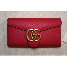 Gucci 400586 GG Marmont Continental Wallet Red Gucci 400586 GG Marmont Continental Wallet Red