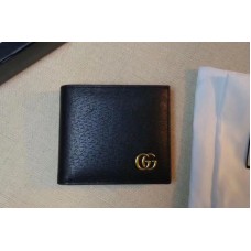 Gucci 428726 GG Marmont leather bi-fold wallet Black Gucci 428726 GG Marmont leather bi-fold wallet Black