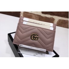 Gucci 443127 GG Marmont Original Matelasse Leather Card Case Pink Gucci 443127 GG Marmont Original Matelasse Leather Card Case Pink