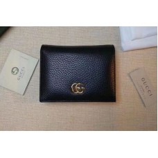 Gucci 456126 Leather card case Wallets Black Gucci 456126 Leather card case Wallets Black