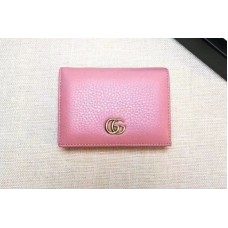 Gucci 456126 Leather card case Wallets Pink Gucci 456126 Leather card case Wallets Pink