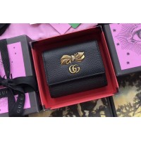 Gucci 524294 Leather wallet with bow Black Gucci 524294 Leather wallet with bow Black