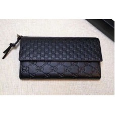 Gucci 323396 Signature leather Wallet Black Gucci 323396 Signature leather Wallet Black