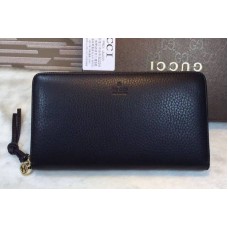 Gucci 323397 Bree Leather Zip Around Wallet Black Gucci 323397 Bree Leather Zip Around Wallet Black