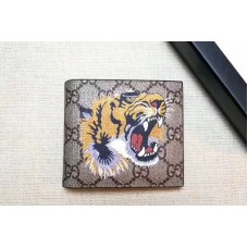 Gucci 451268 Tiger print GG Supreme wallet Gucci 451268 Tiger print GG Supreme wallet