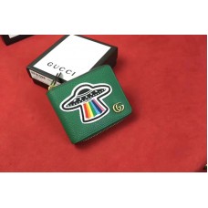 Gucci 478138 Leather coin wallet with UFO Green Gucci 478138 Leather coin wallet with UFO Green