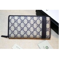 Gucci 291105 GG Supreme Web Zip Around Wallet Gucci 291105 GG Supreme Web Zip Around Wallet