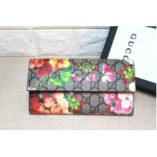 Gucci 404070 GG Blooms continental wallet Red Gucci 404070 GG Blooms continental wallet Red