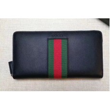 Gucci 408831 Black Leather zip around wallet Gucci 408831 Black Leather zip around wallet