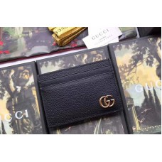 Gucci 436022 GG Marmont leather money clip Black Gucci 436022 GG Marmont leather money clip Black