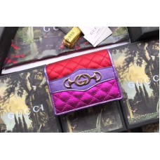 Gucci 536353 Laminated leather card case Fuchsia/Red Gucci 536353 Laminated leather card case Fuchsia/Red