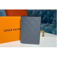 Louis Vuitton N60181 LV Passport Cover Wallets Gray Damier Infini Leather Louis Vuitton N60181 LV Passport Cover Wallets Gray Damier Infini Leather