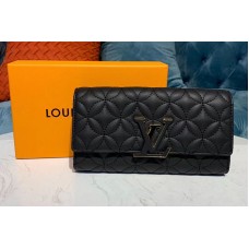Louis Vuitton M68590 LV Capucines long wallet Black Calf Leather