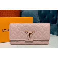 Louis Vuitton M68590 LV Capucines long wallet Pink Calf Leather