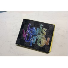 Louis Vuitton N60302 LV Multiple Wallet In Damier Graphite Canvas Louis Vuitton N60302 LV Multiple Wallet In Damier Graphite Canvas