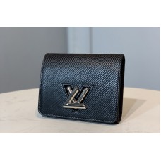 Louis Vuitton M64414 LV Twist compact wallet in Black Epi leather Louis Vuitton M64414 LV Twist compact wallet in Black Epi leather