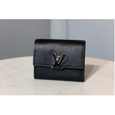 Louis Vuitton M68587 LV Capucines XS wallet Black Taurillon leather