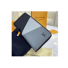 Louis Vuitton M30731 LV Zippy Vertical wallet in Gray monochrome Taiga leather Louis Vuitton M30731 LV Zippy Vertical wallet in Gray monochrome Taiga leather