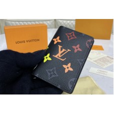 Louis Vuitton M61696 LV Pocket Organizer wallet in Monogram Eclipse Canvas Louis Vuitton M61696 LV Pocket Organizer wallet in Monogram Eclipse Canvas