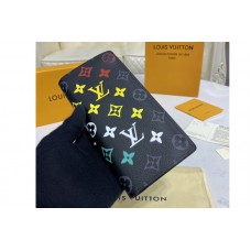 Louis Vuitton M61697 LV Brazza Wallet in Monogram Eclipse Canvas Louis Vuitton M61697 LV Brazza Wallet in Monogram Eclipse Canvas