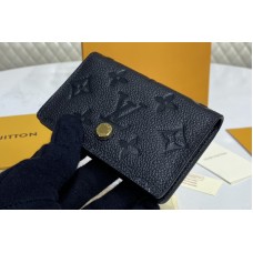 Louis Vuitton M67262 LV Multicartes card holder in Black Monogram Empreinte leather