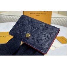 Louis Vuitton M67263 LV Multicartes card holder in Navy Blue/Red Monogram Empreinte leather