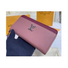 Louis Vuitton M67540 LV Lockme Zippy wallet in Pink/Burgundy Calf leather Louis Vuitton M67540 LV Lockme Zippy wallet in Pink/Burgundy Calf leather