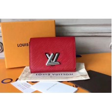 Louis Vuitton M64413 Twist Compact Epi Leather Wallets Red Louis Vuitton M64413 Twist Compact Epi Leather Wallets Red