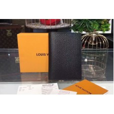 Louis Vuitton M64503 Passport Cover Taiga Leahter Black Louis Vuitton M64503 Passport Cover Taiga Leahter Black