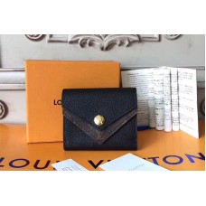 Louis Vuitton M64419 Double V Compact Wallet Taurillon Leather Noir Louis Vuitton M64419 Double V Compact Wallet Taurillon Leather Noir
