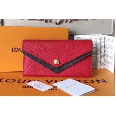 Louis Vuitton M64317 Double V Wallet Taurillon Leather Rubis