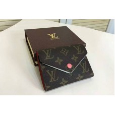 Louis Vuitton M62360 Victorine Wallet Monogram Canvas Red