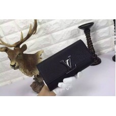 Louis Vuitton M61248 Capucines Wallet Taurillon leather Black Louis Vuitton M61248 Capucines Wallet Taurillon leather Black