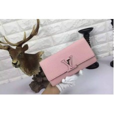 Louis Vuitton M61248 Capucines Wallet Taurillon leather Pink Louis Vuitton M61248 Capucines Wallet Taurillon leather Pink