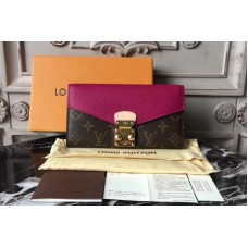 Louis Vuitton M56241 Monogram Canvas Pallas Wallet Grape