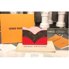 Louis Vuitton M61733 LV Card Holder Monogram Canvas with Leather Louis Vuitton M61733 LV Card Holder Monogram Canvas with Leather