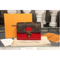 Louis Vuitton M61911 LV Cherrywood Compact Wallet Patent Leather Red Louis Vuitton M61911 LV Cherrywood Compact Wallet Patent Leather Red