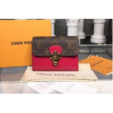 Louis Vuitton M61911 LV Cherrywood Compact Wallet Patent Leather Rosy Louis Vuitton M61911 LV Cherrywood Compact Wallet Patent Leather Rosy