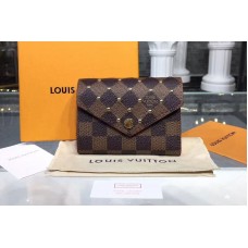 Louis Vuitton N60122 LV Victorine Wallet Damier Ebene Canvas Louis Vuitton N60122 LV Victorine Wallet Damier Ebene Canvas