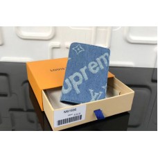 Louis Vuitton M61696 LV Monogram Denim Pocket Organizer Blue Louis Vuitton M61696 LV Monogram Denim Pocket Organizer Blue