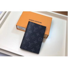 Louis Vuitton M64501 LV Monogram Eclipse Canvas Passport Cover Louis Vuitton M64501 LV Monogram Eclipse Canvas Passport Cover