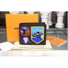 Louis Vuitton N60097 LV Multiple Wallet Damier Graphite Canvas Louis Vuitton N60097 LV Multiple Wallet Damier Graphite Canvas