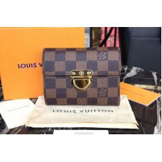 Louis Vuitton N60005 LV Victorine Wallets Damier Ebene Canvas
