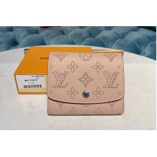 Louis Vuitton M62541 LV Iris Compact Wallets Pink Mahina leather