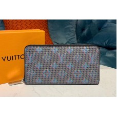 Louis Vuitton M68621 LV Zippy Wallet Monogram LV Pop Blue