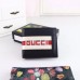 Gucci Black Stripe Leather Bi-fold Wallet Gucci Black Stripe Leather Bi-fold Wallet