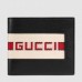Gucci Black Stripe Leather Bi-fold Wallet Gucci Black Stripe Leather Bi-fold Wallet