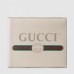Gucci White Print Leather Bi-fold Wallet Gucci White Print Leather Bi-fold Wallet