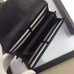 Gucci Icon Continental Wallet In Black Guccissima Leather Gucci Icon Continental Wallet In Black Guccissima Leather